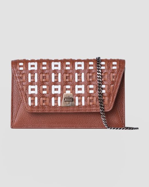 Akris Anouk Twisted Leather Top-Handle Bag