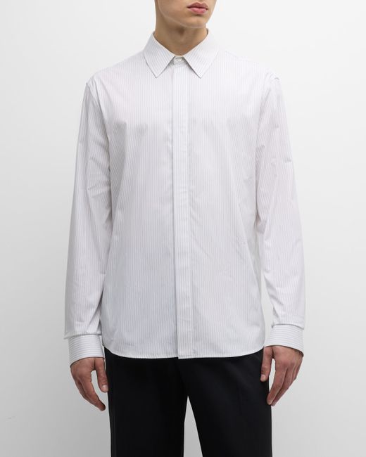 Bottega Veneta Narrow Pinstripe Cotton Shirt