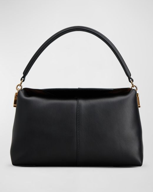 Tod's Mini Fold-Over Flap Leather Top-Handle Bag