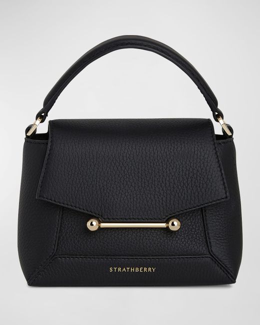 Strathberry Mosaic Nano Leather Top-Handle Bag