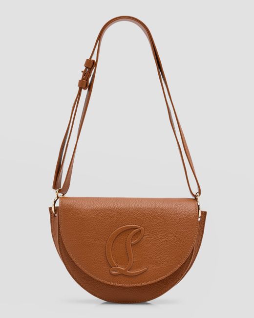 Christian Louboutin By My Side Logo Leather Crossbody Bag