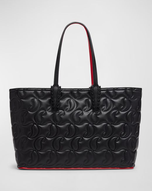 Christian Louboutin Cabata Small CL-Embossed Tote Bag
