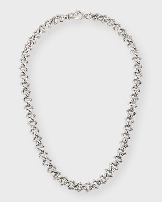 Emanuele Bicocchi Arabesque Sterling Chain Necklace