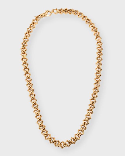 Emanuele Bicocchi 24K Plated Arabesque Chain Necklace