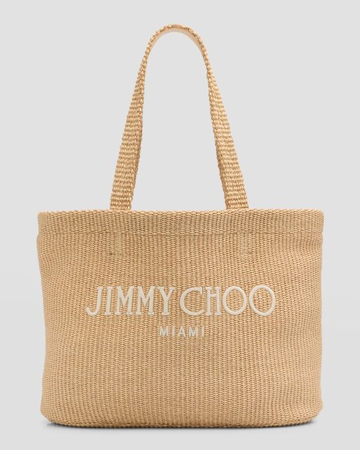 Jimmy Choo Logo Miami Beach Tote Bag