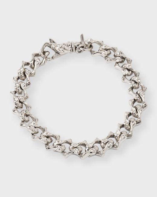 Emanuele Bicocchi Sterling Arabesque Chain Bracelet