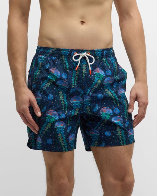 Swims Medusa Jellyfish-Print Swim Shorts