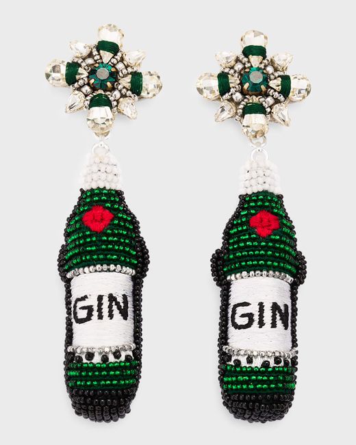 Mignonne Gavigan Gin Bottle Drop Earrings