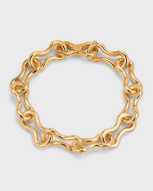 Bottega Veneta Nest Chain Bracelet Gold