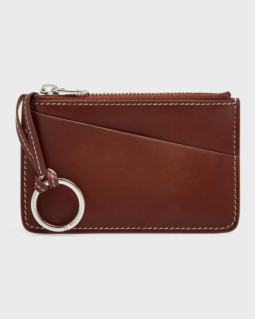 The Row Zip Wallet Calf Leather