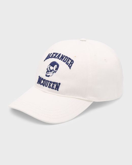 Alexander McQueen Varsity Skull Baseball Hat