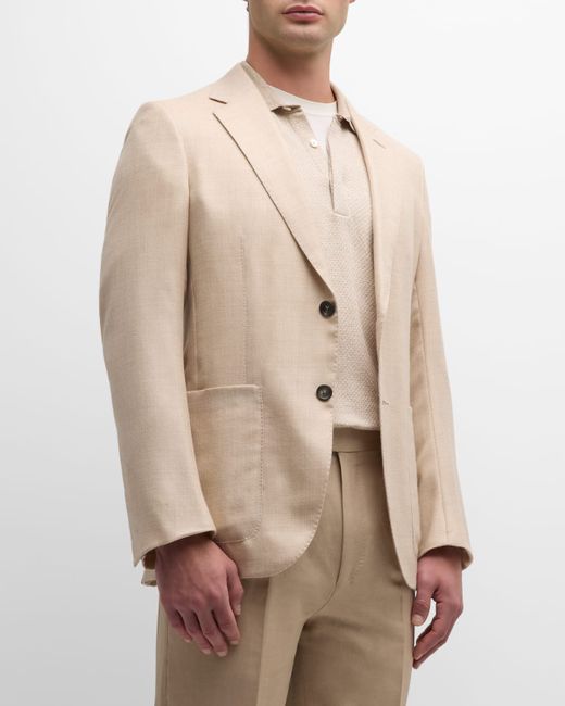 Z Zegna Cashmere and Silk Tailoring Jacket