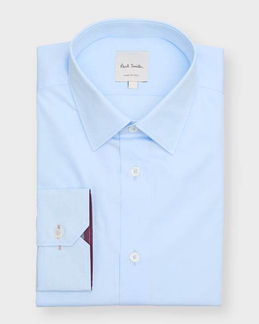 Paul Smith Tailored Fit Sport Shirt with Artist Stripe Cuff