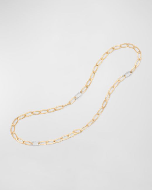Marco Bicego 18K Jaipur Link Gold Necklace with Diamonds