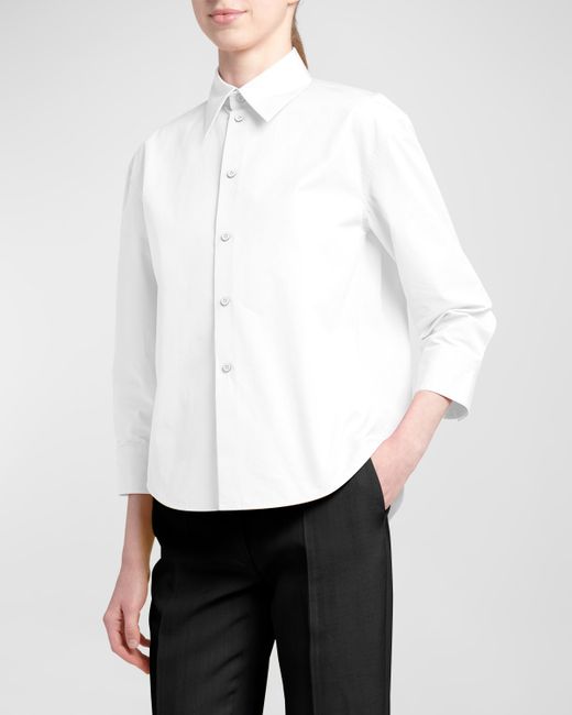 Jil Sander Long-Sleeve Button-Front Shirt