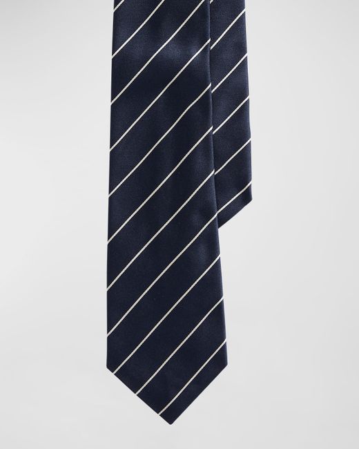 Ralph Lauren Purple Label Striped Silk Tie
