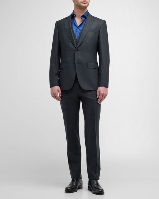 Boss Cotton-Wool Three-Piece Suit