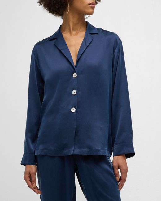 Lunya Cropped Washable Silk Pajama Set