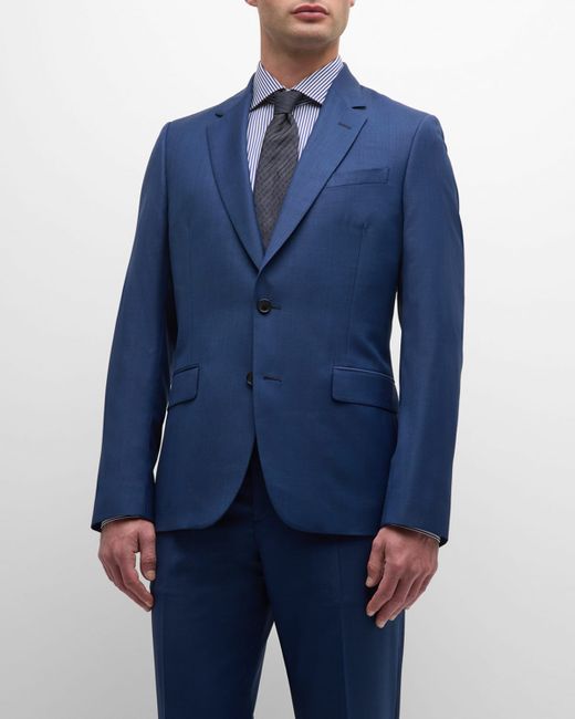 Paul Smith Tailored Fit Wool Two-Button Suit