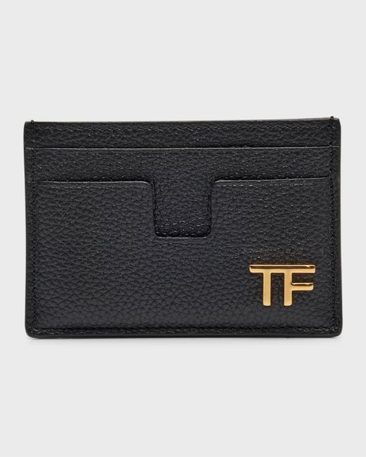Tom Ford Classic Grain Leather Card Holder