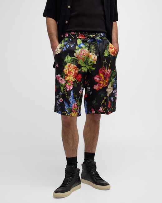Dolce & Gabbana Silk Drawstring Shorts