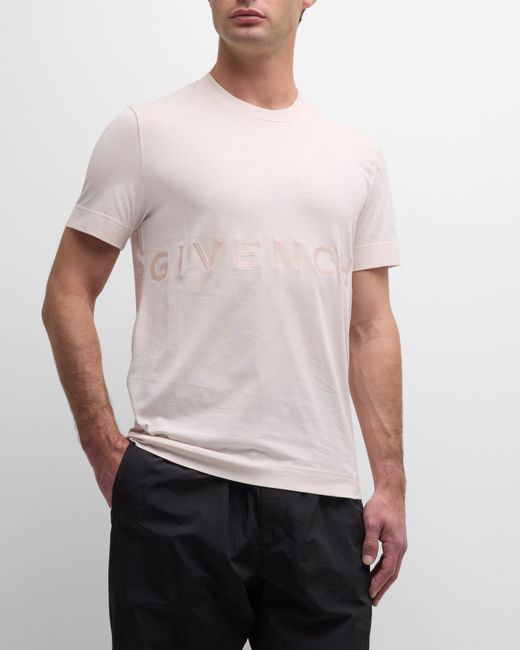 Givenchy Embroidered Logo Slim-Fit T-Shirt