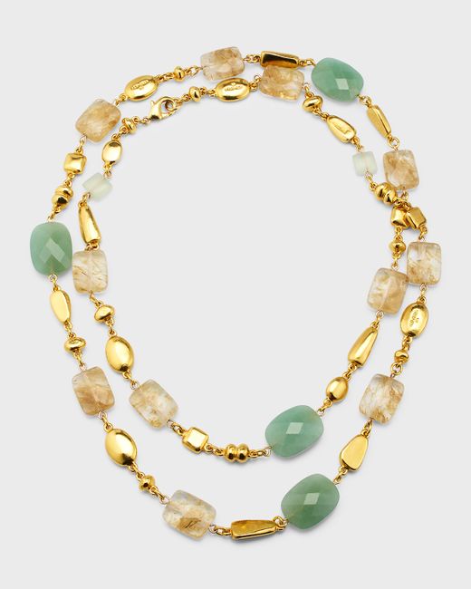 Ben-Amun Stones and Nugget Necklace