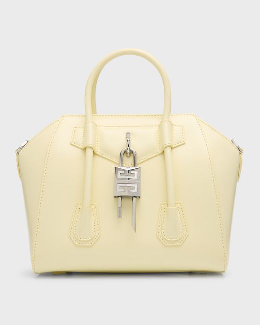 Givenchy Antigona Lock Mini Top Handle Bag Box Leather