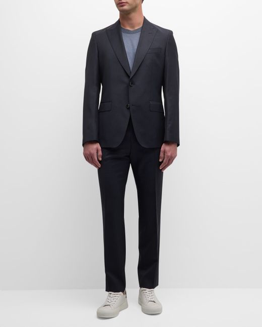 Boss Slim-Fit Wool Two-Button Suit