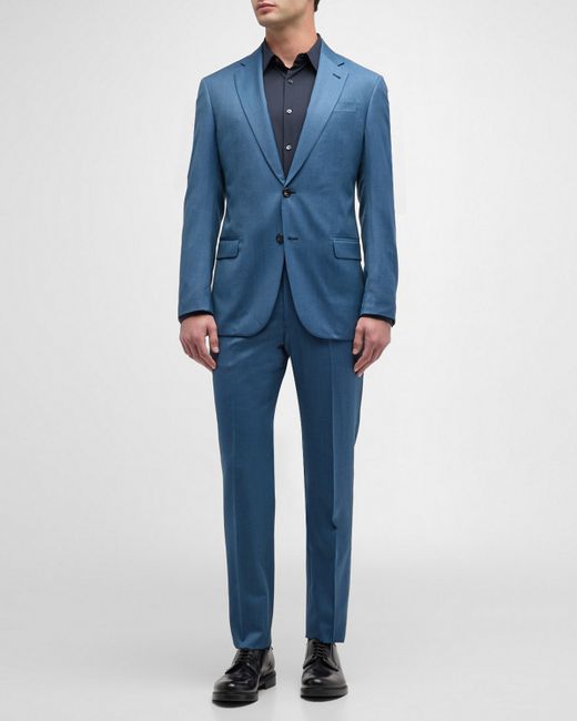 Emporio Armani Solid Wool Suit