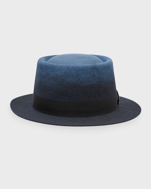 Christian Louboutin Andaloubi Wool Degrade Fedora Hat