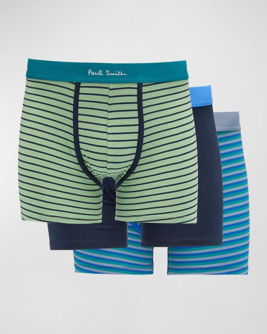 Paul Smith 3-Pack Cotton-Stretch Trunks