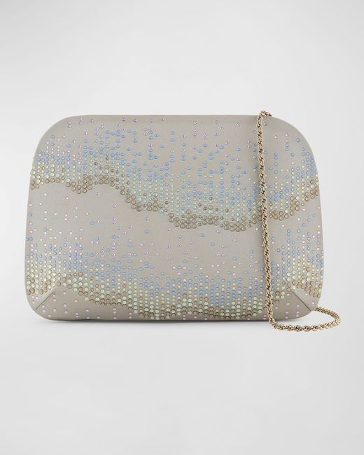 Giorgio Armani Wave Swarovski Crystal Clutch Bag