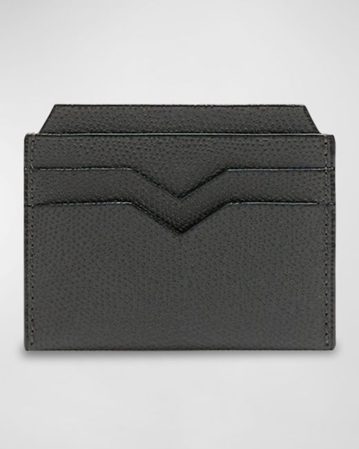 Valextra Calf Leather Card Holder