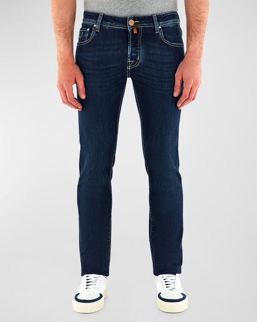 Jacob Cohёn Bard Slim-Fit Stretch Dark Wash Jeans