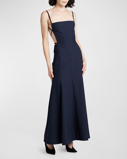 Philosophy di Lorenzo Serafini Strappy Backless Fit-and-Flare Dress