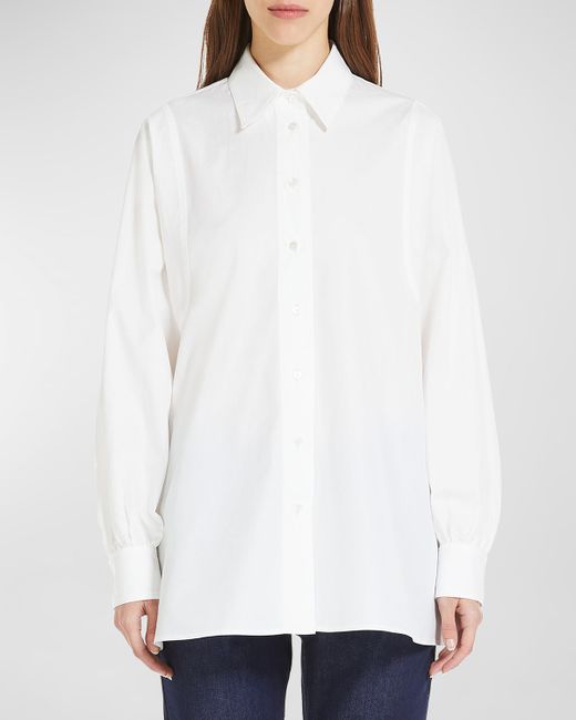 Weekend Max Mara Fufy Oversized Button-Down Cotton Shirt