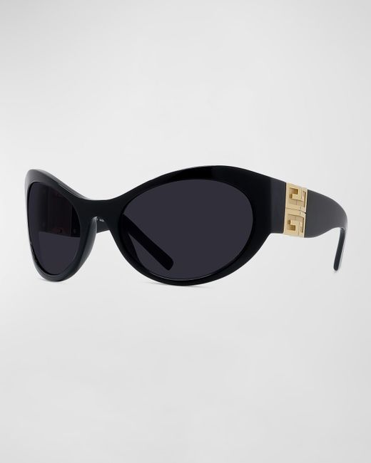 Givenchy 4G Acetate Oval Sunglasses