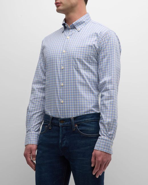 Peter Millar Cutler Crown Lite Cotton-Stretch Sport Shirt