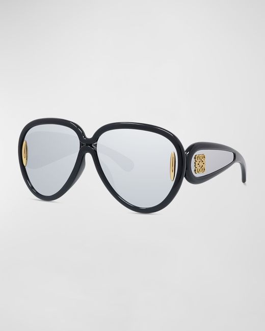 Loewe Anagram Oversized Oval Sunglasses