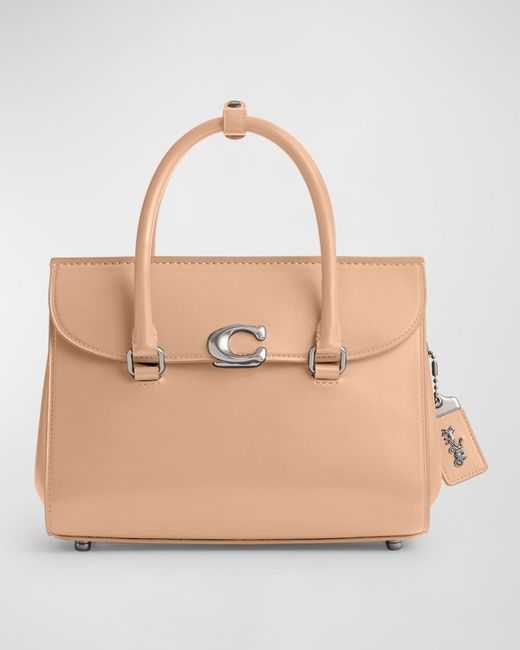 Coach Broome Luxe Leather Top-Handle Bag