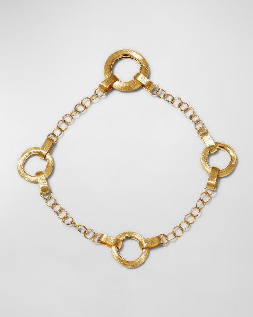 Marco Bicego Jaipur Link 18K Gold Station Chain Bracelet