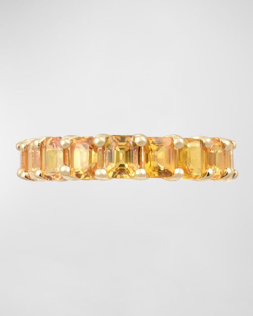 Stevie Wren 14k Rose Gold Sapphire Eternity Ring