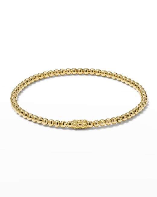 Lagos 18K Gold Signature Caviar Beaded Bracelet