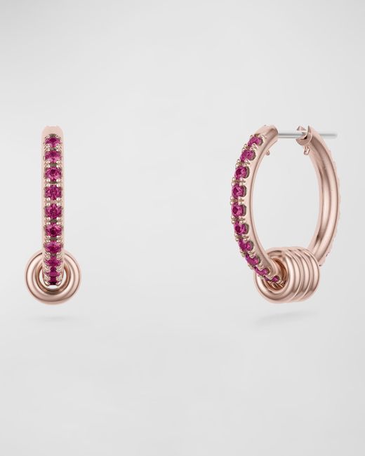 Spinelli Kilcollin Ara SG Deux Gold Hoop Earrings with Diamonds