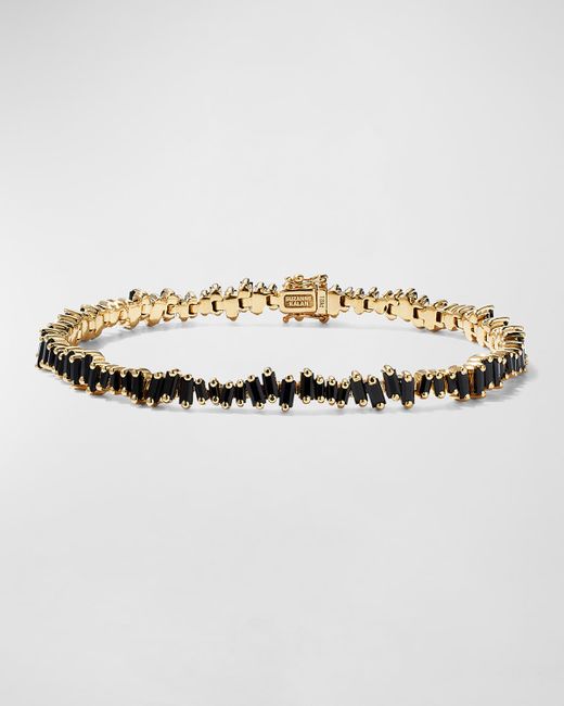 KALAN by Suzanne Kalan 18k Gold Firework Sapphire Tennis Bracelet