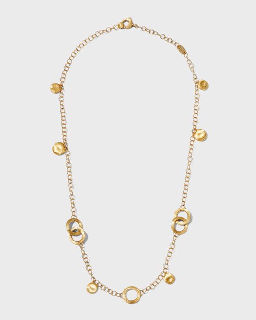 Marco Bicego Jaipur 18k Gold Short Charm Necklace
