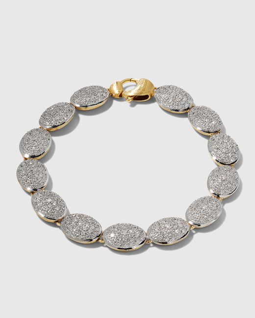 Marco Bicego 18K Siviglia and White Gold Diamond Pave Bracelet
