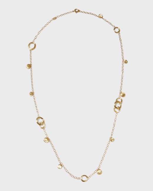 Marco Bicego 18k Jaipur Gold Long Charm Necklace
