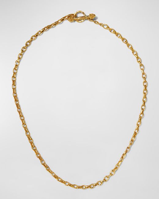 Elizabeth Locke Cortina 19k Gold Link Necklace 17L